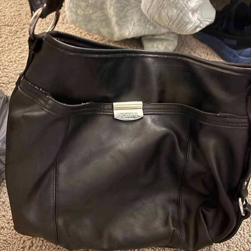 Rosetti Classic Black Hobo Bag